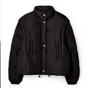 Women's Black Puffer Jacket